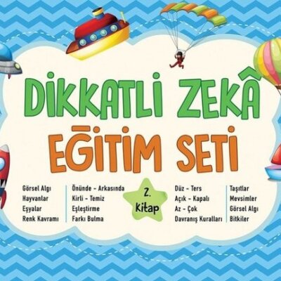 Dikkatli Zeka Eğitim Seti – 2.Kitap 3 Yaş