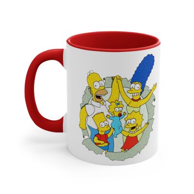 The Simpsons Baskılı Renkli Kupa